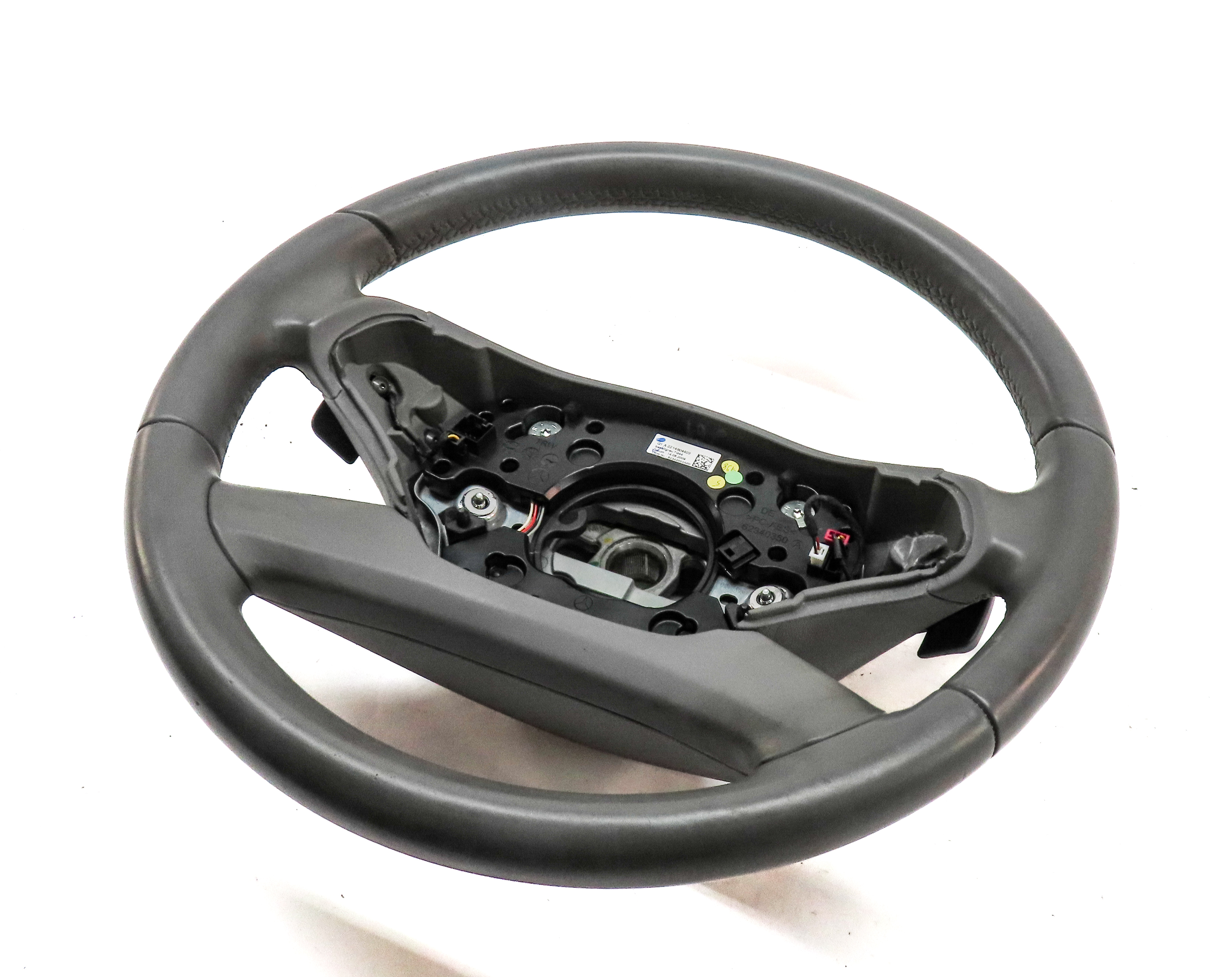 2010-2013 MERCEDES S400 W221 STEERING WHEEL w/ SHIFT PADDLES LANE ASSIST (Gray) — exact item pictured